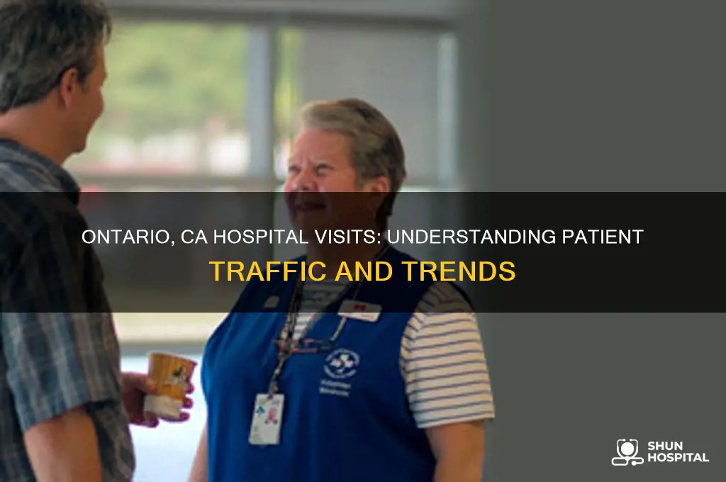 how many people visit the hospital in ontario ca