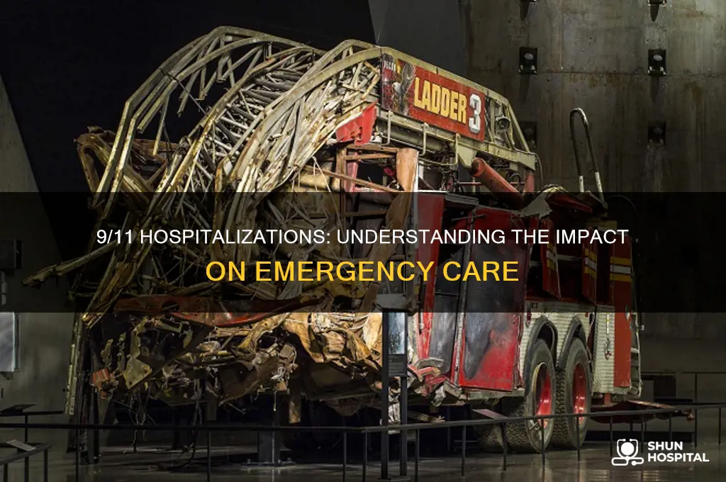 how many people went to the hospital during9 11