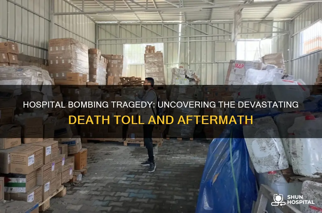 how many people were killed in the hospital bombing