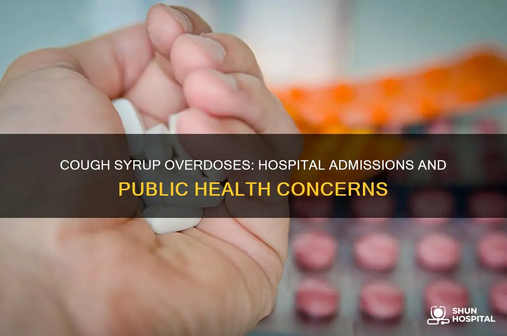 how many people where in the hospital for cough syrup