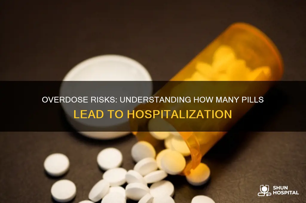 how many pills to end up in the hospital