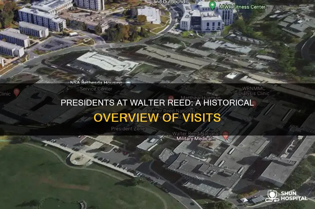 how many presidents have gone to walter reed hospital