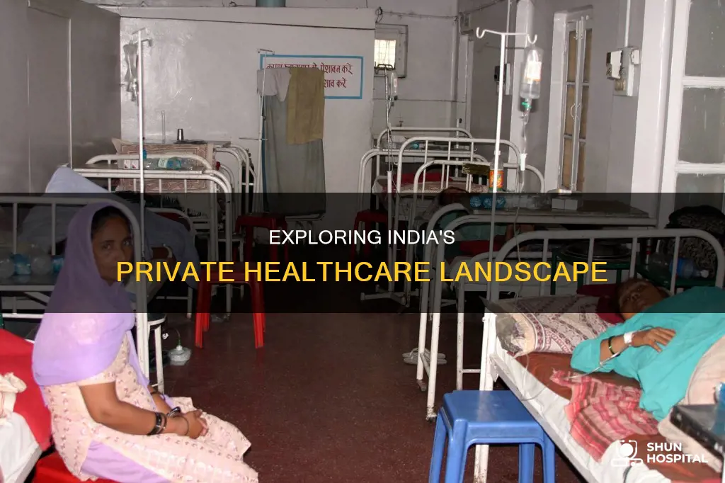 how many private hospitals are in india