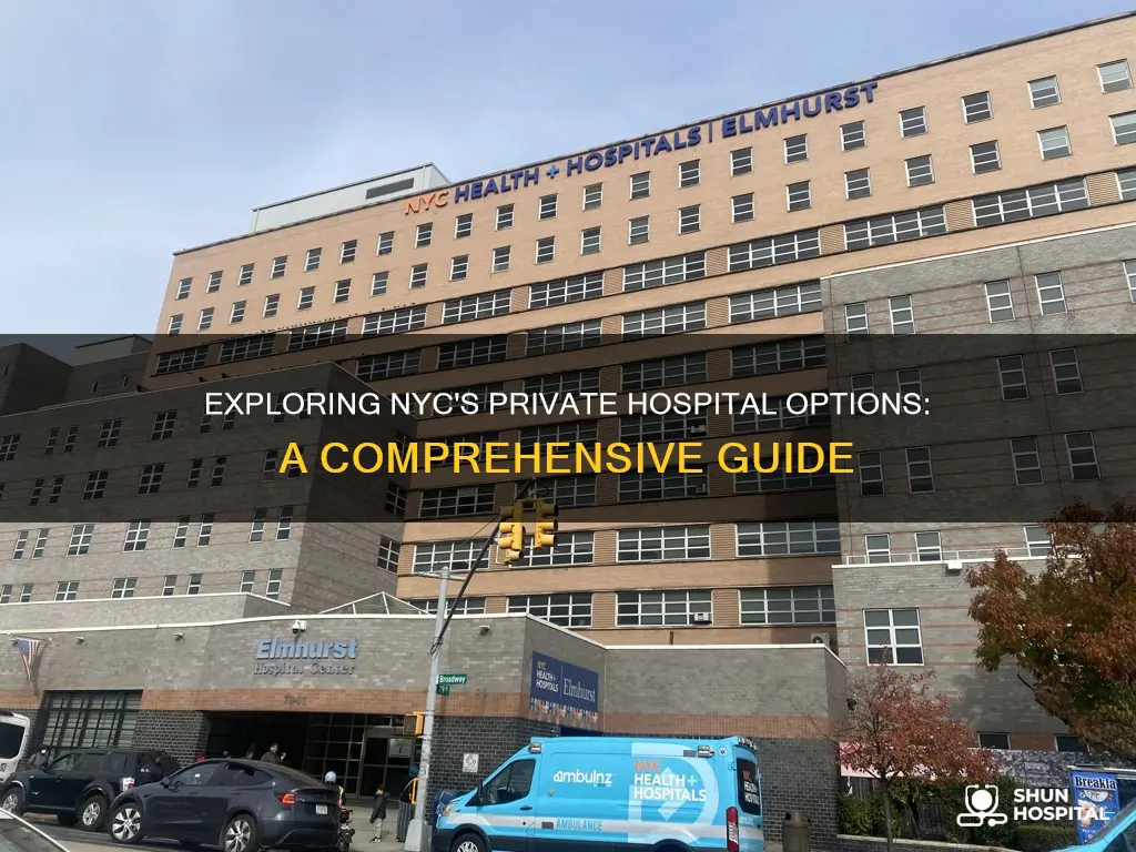 how many private hospitals are in nyc