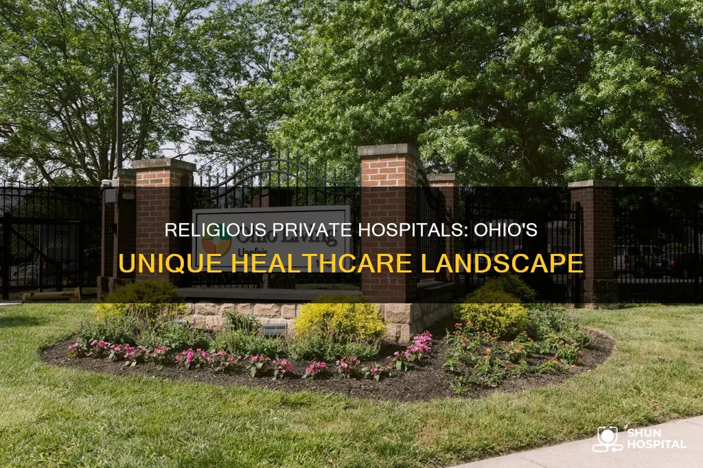 how many private hospitals are religous ohio