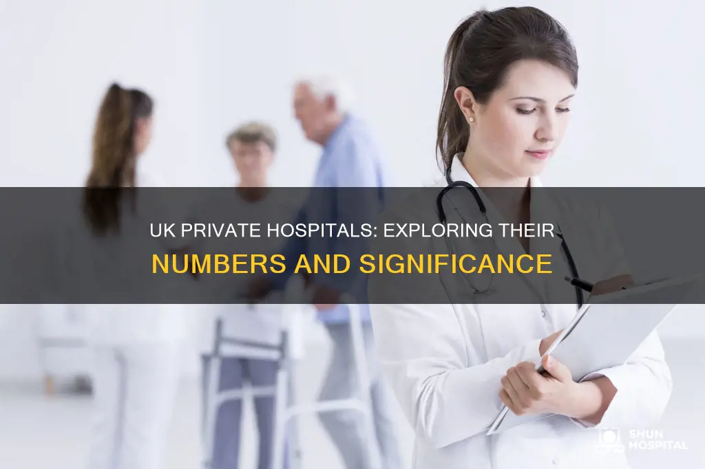 how many private hospitals in the uk