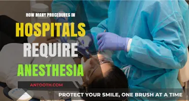 Anesthesia's Role in Hospital Procedures: How Many?