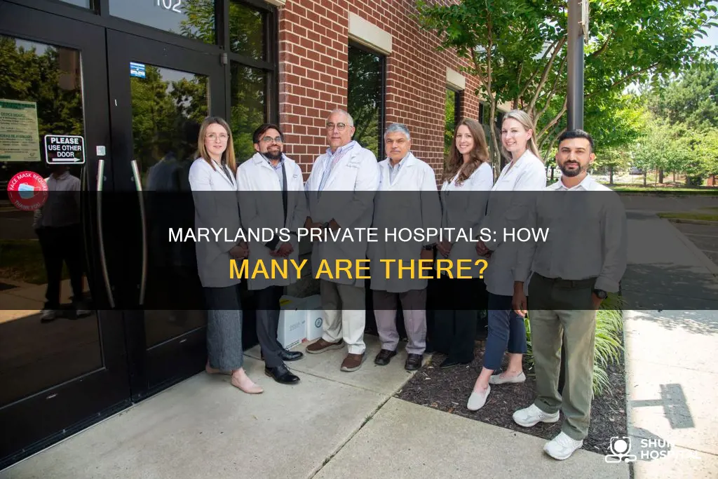how many proprietary hospitals are in maryland