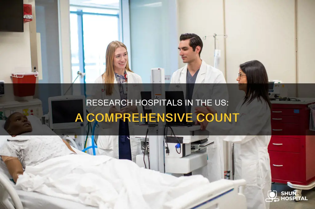 how many research hospitals in the us