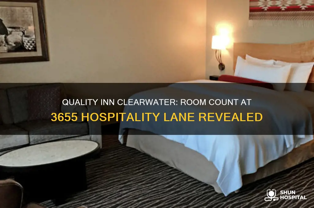 how many rooms at quality inn 3655 hospitality ln clearwater