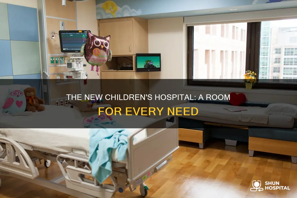 how many rooms in new childrens hospital