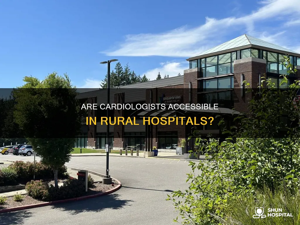 how many rural hospitals have a cardiologist