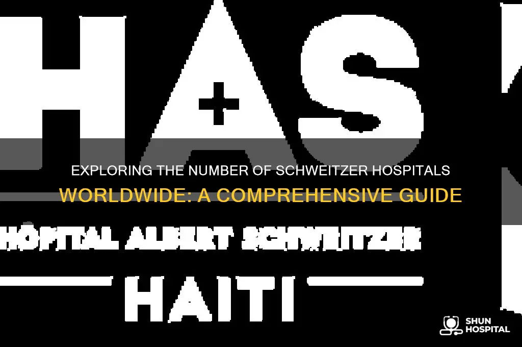 how many schweitzer hospitals