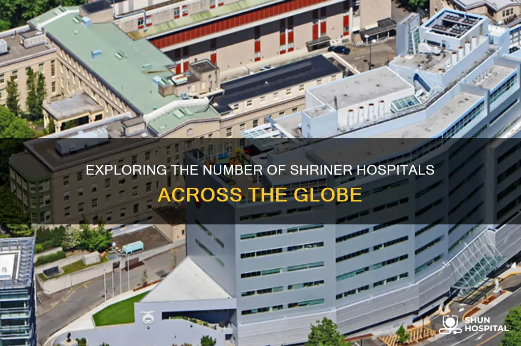 how many shriner hospitals