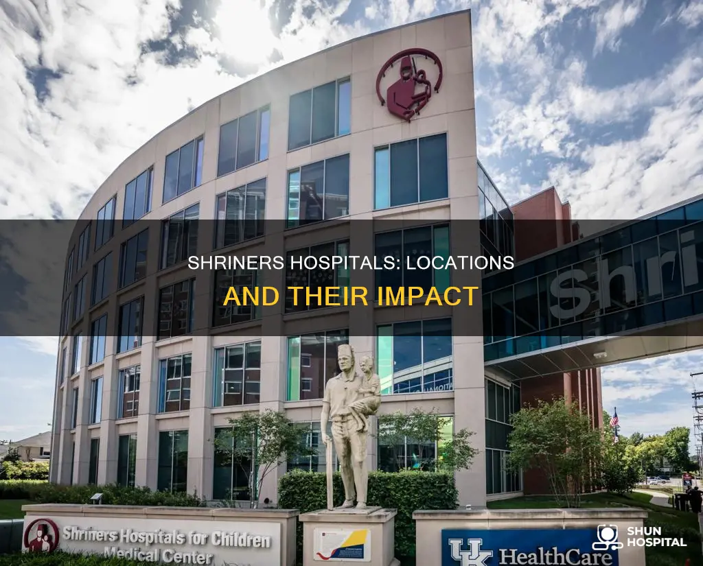 how many shriners hospital locations are there