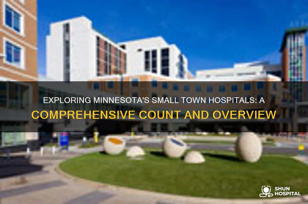 how many small town hospitals are there in minnesota