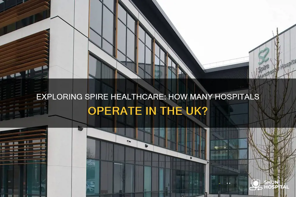 how many spire hospitals are there in the uk