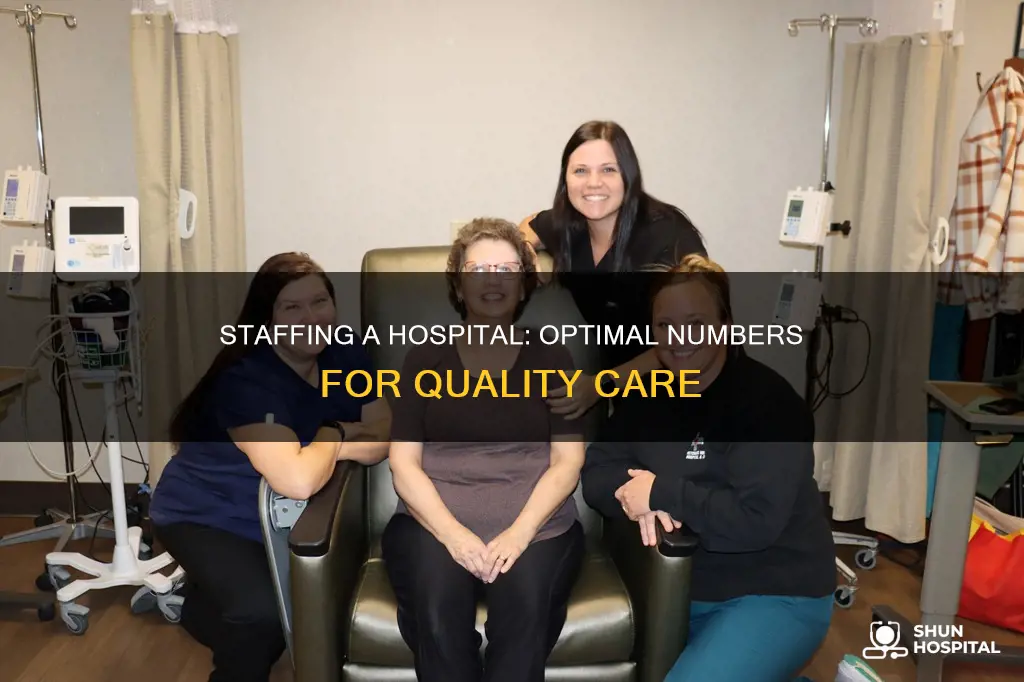 how many staff members for a hospital