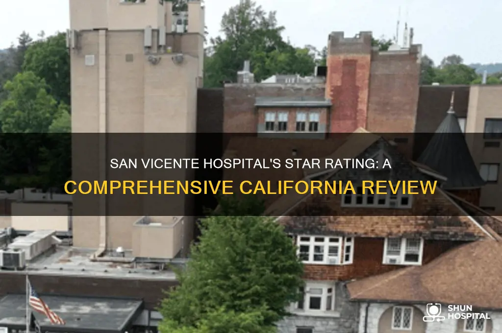 how many start does san vicent hospital in california have