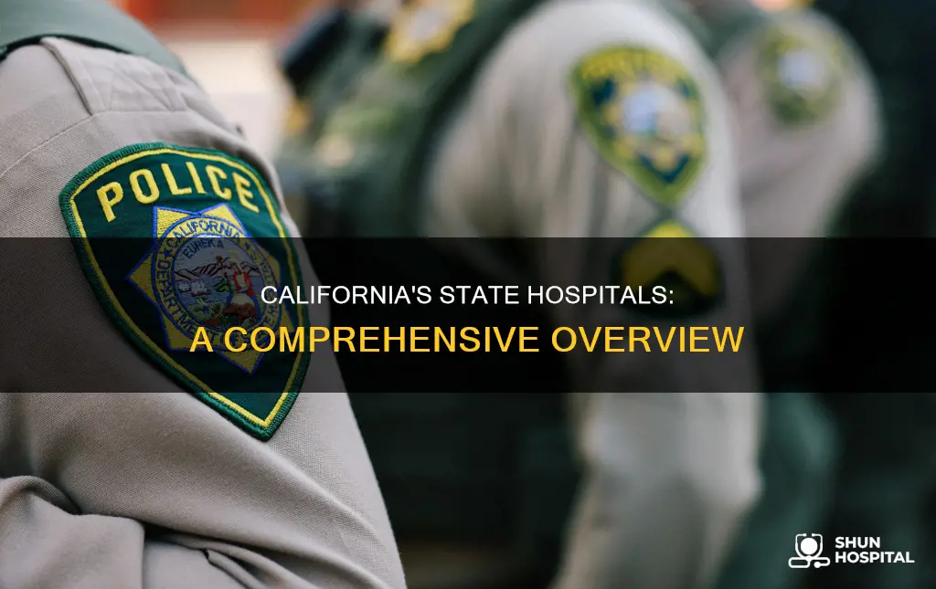 how many state hospitals are in california
