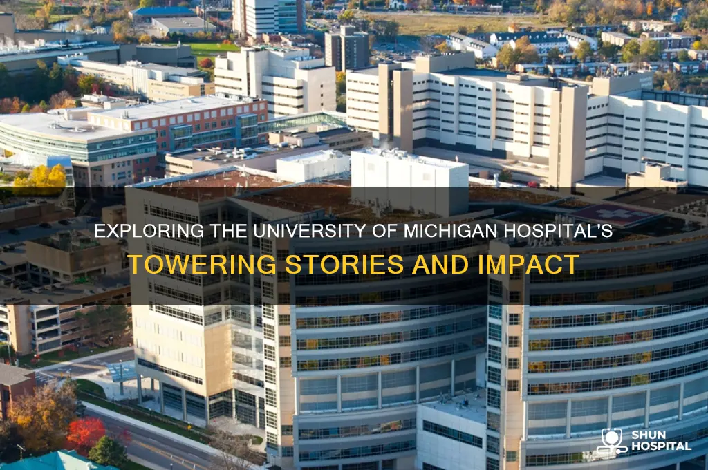 how many stories is the university of michigan hospital