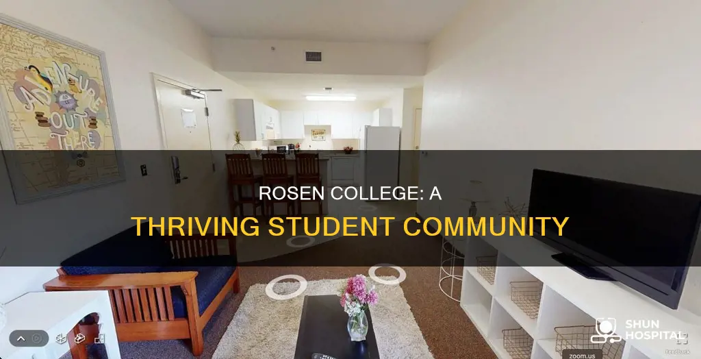 how many students rosen college of hospitality