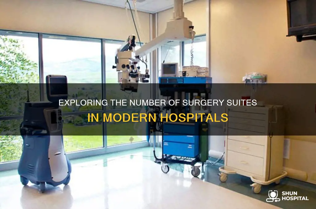 how many surgery suites are there in a hospital