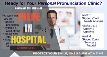 The Syllable Count of a Common Word: Hospital