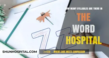 Unraveling the Syllable Count in the Word 'Hospital': A Quick Guide