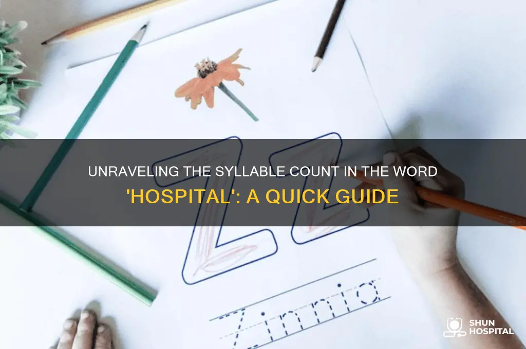 how many syllables are there in the word hospital