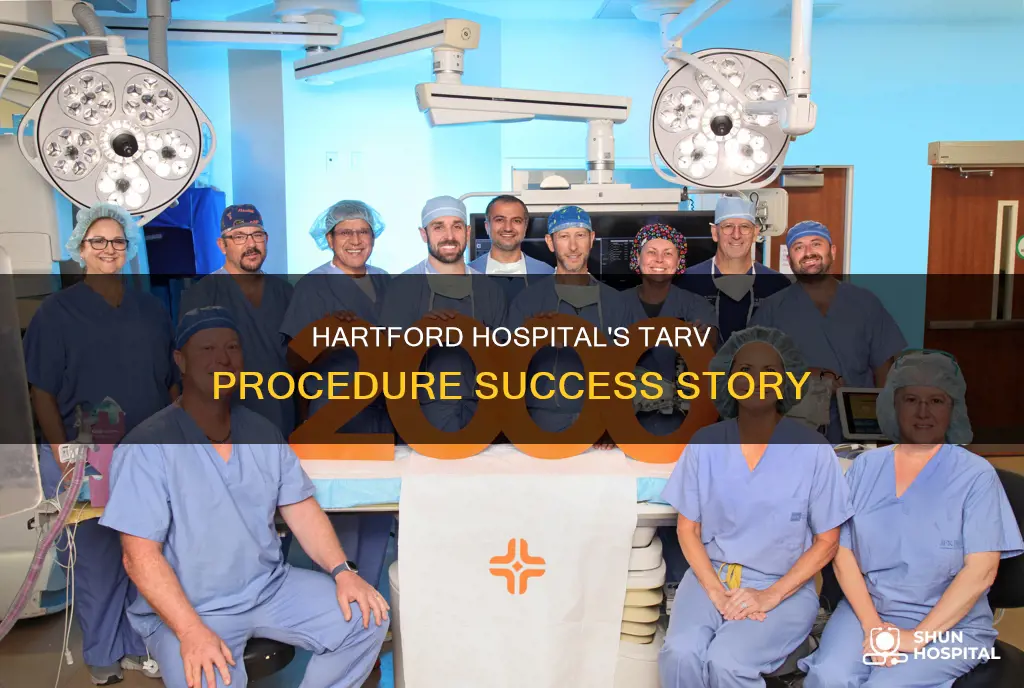 how many tarv procedures at hartford hospital