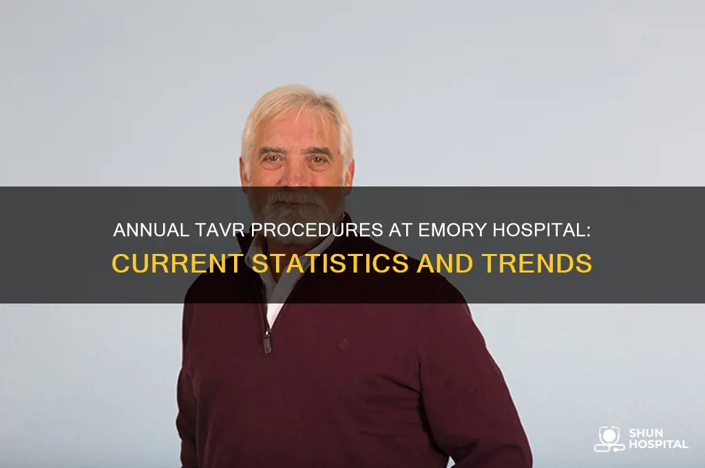 how many tavr procedures are done annually at emory hospital