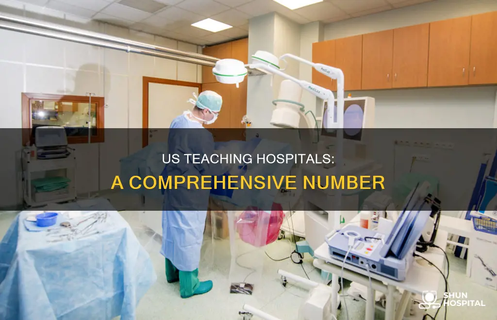 how many teaching hospital in the us