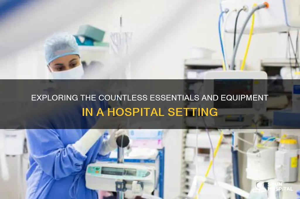 how many things in hospital