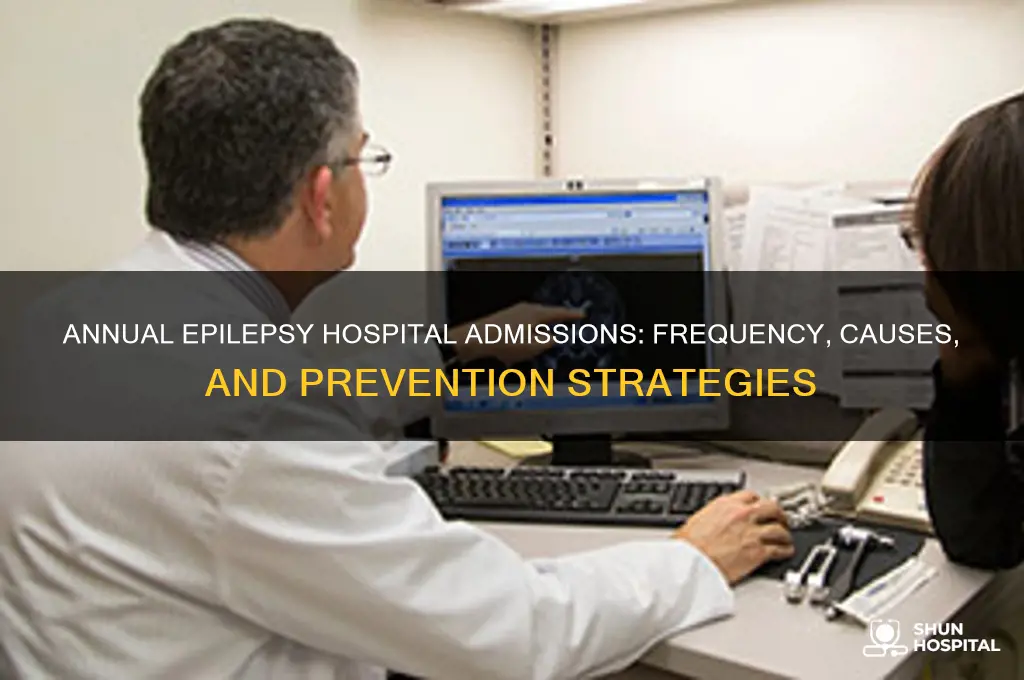 how many times epilepsy admitted to the hospital each year