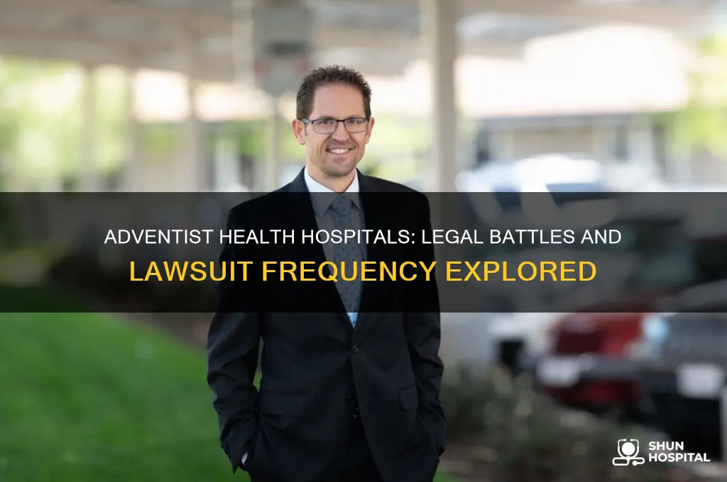 how many times has adventist health hospitals been sued