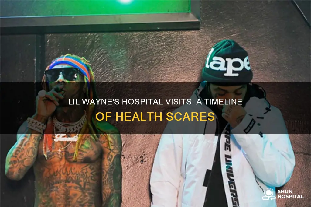 how many times has lil wayne gone to hospital