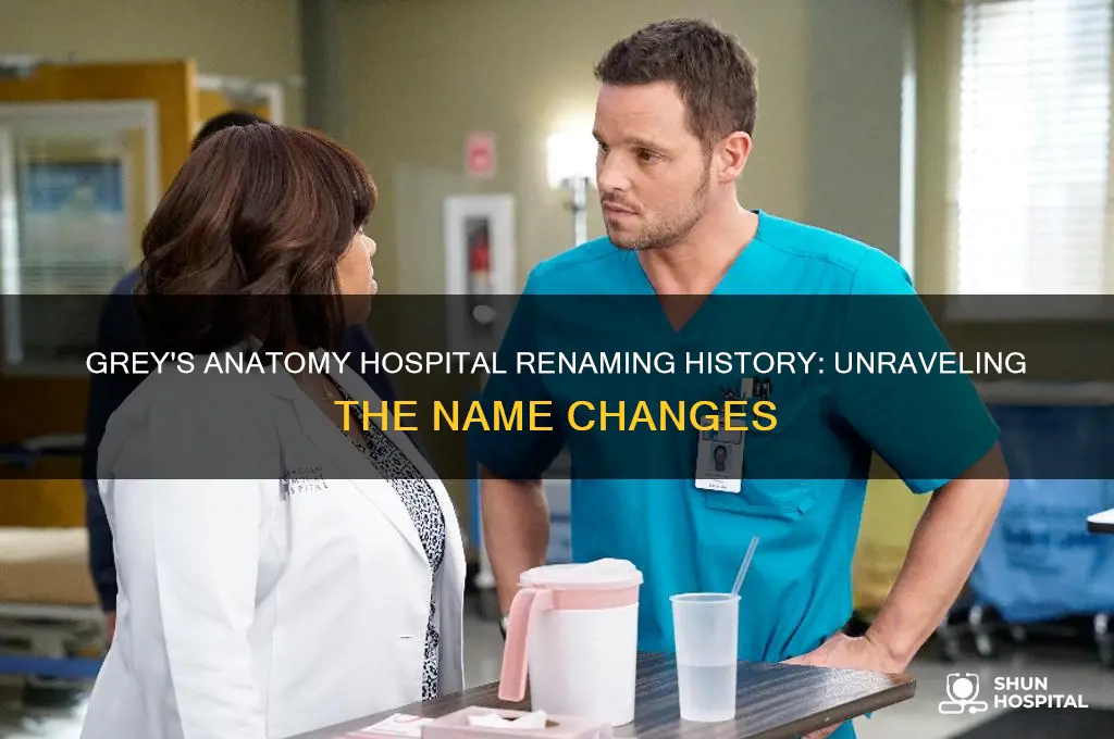 how many times has the hospital been renamed grey