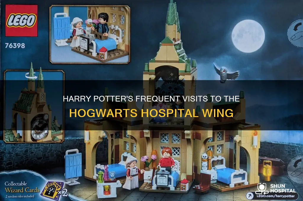 how many times was harry in the hospital wing