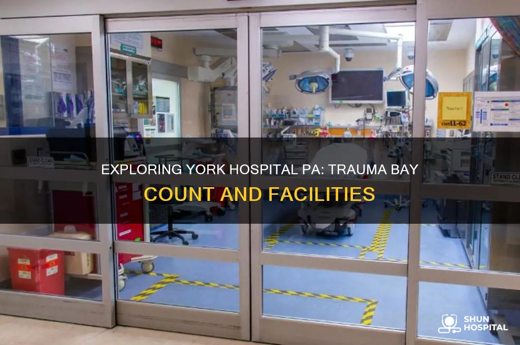 how many trauma bays are in york hospital by pa