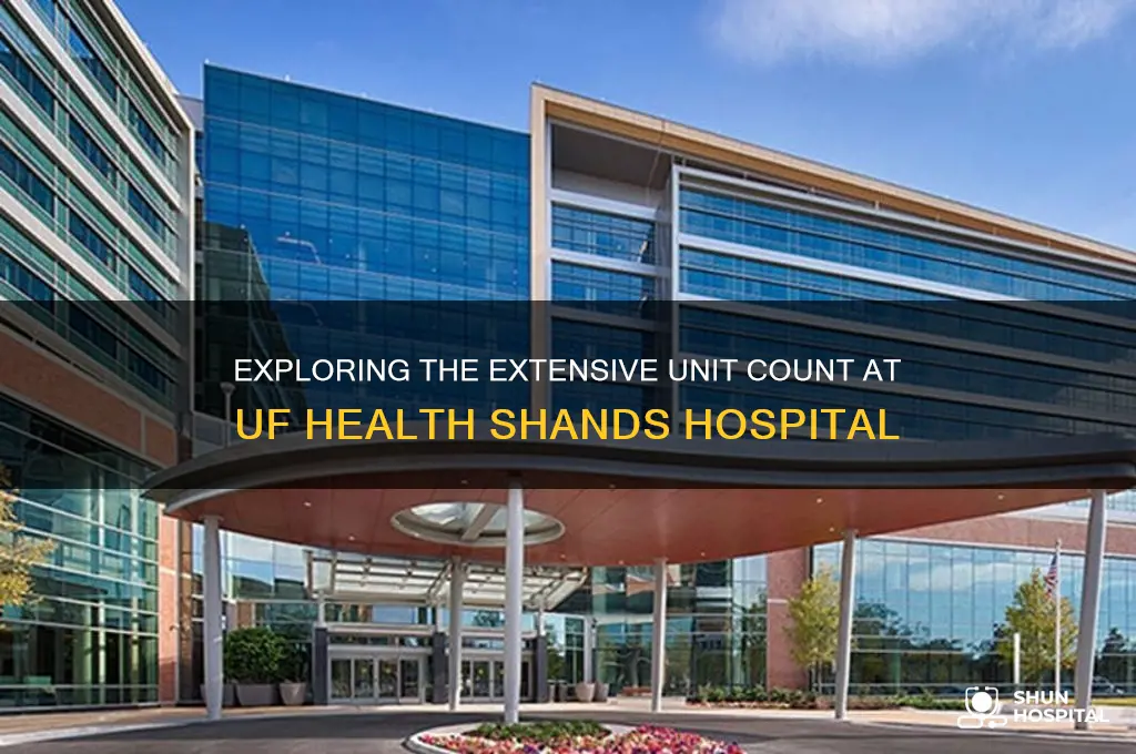 how many units are in uf health shands hospital