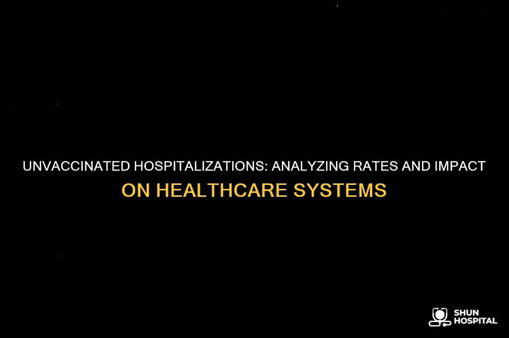 how many unvaccinated are hospitalized