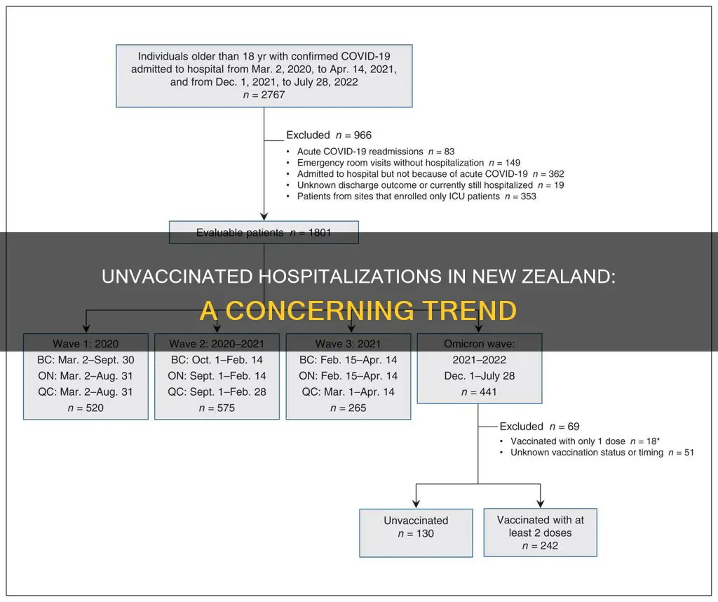 how many unvaccinated are in hospital nz