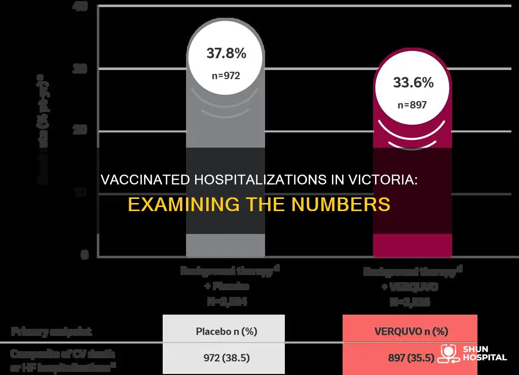 how many vaccinated are in hospital victoria