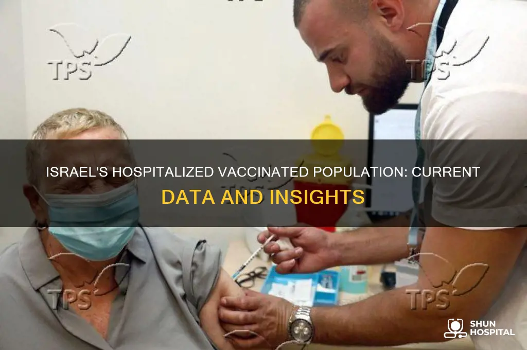 how many vaccinated people are in hospital in israel