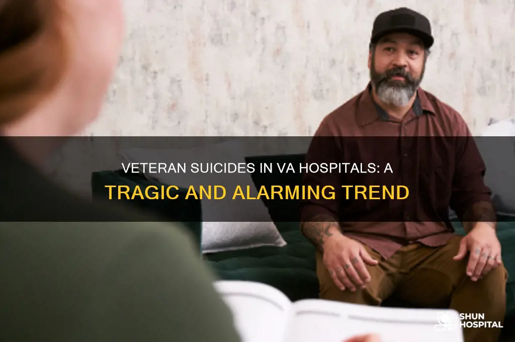 how many veterans have commited suicide in a va hospital