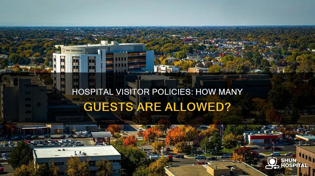 how many visitors allowed in a hospital