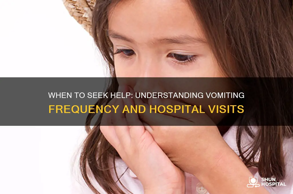 how many vomit before hospital