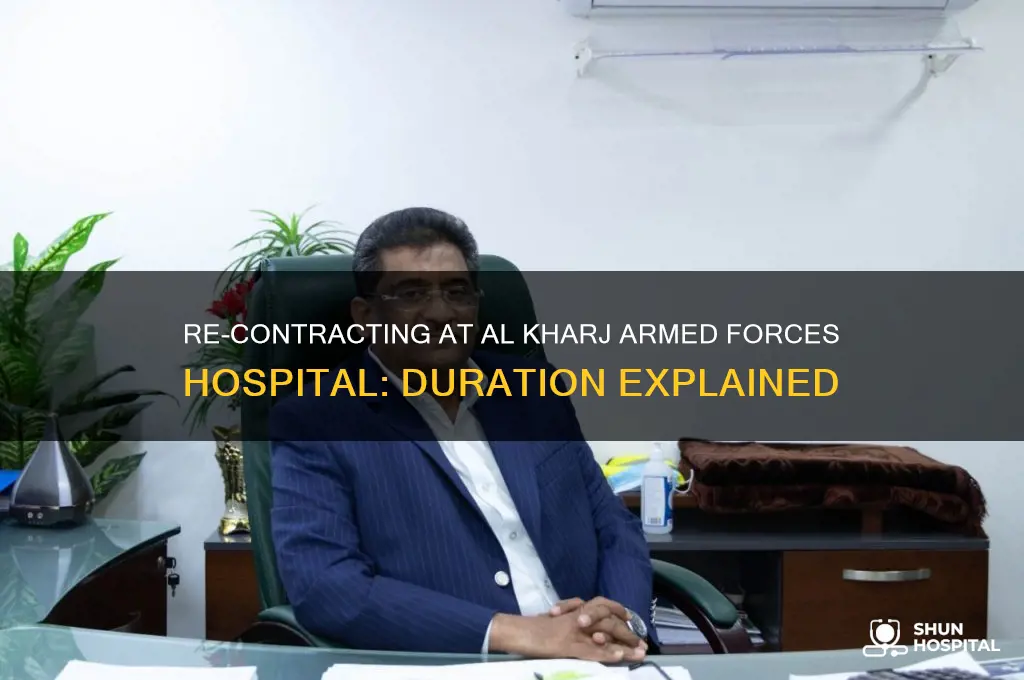 how many years recontract at al kharj armed forces hospital