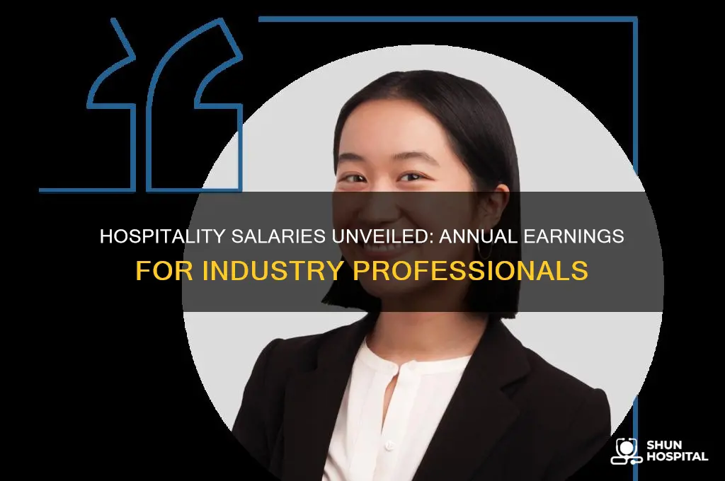 how mucn do the hospitality personale make in a year